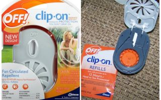 Изключен Clip-On отблъскващ комарите с батерии
