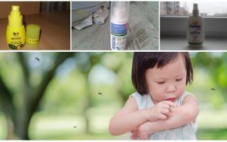 Effektiva myggmedel för barn från 1 år