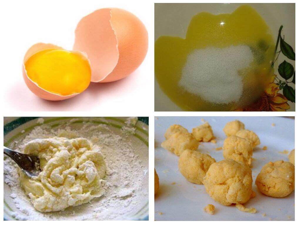 Ácido bórico e gemas de ovo