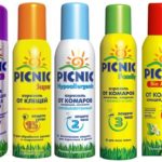 Picknick aerosoler för myggor