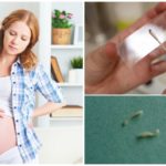 Erkennung von Enterobiasis bei einer schwangeren Frau