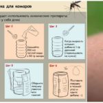 Een val voor muggen met hun eigen handen